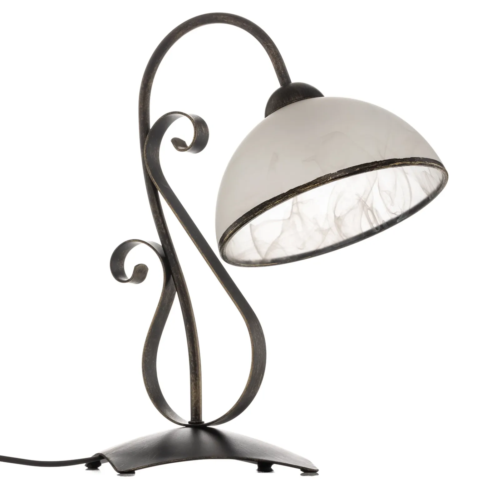 Lámpara de mesa Antica de estilo rústico, 1 luz