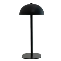 Lámpara de mesa Arch de Dyberg Larsen, negra, metal, altura 36 cm