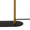 Lámpara de mesa Arch de Dyberg Larsen, negro/color latón, metal