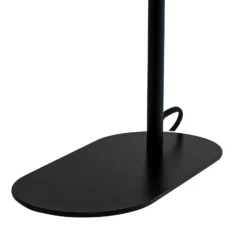 Lámpara de mesa Arch de Dyberg Larsen, negra, metal, altura 36 cm