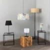 Lámpara de mesa Arden sin pantalla, negra, altura 44cm