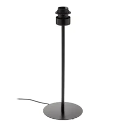 Lámpara de mesa Arden sin pantalla, negra, altura 44cm