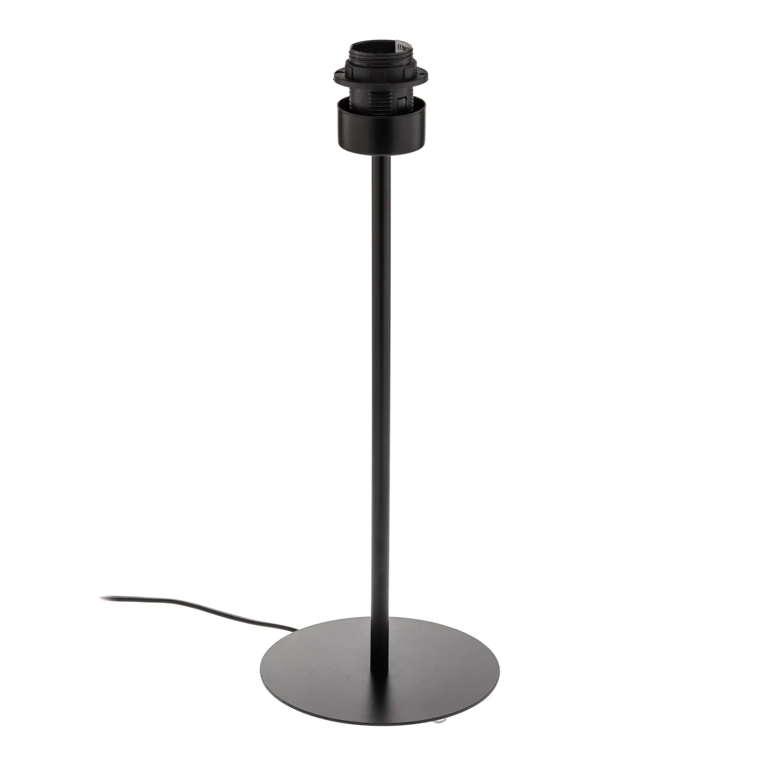 Lámpara de mesa Arden sin pantalla, negra, altura 44cm