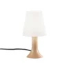 Lámpara de mesa BINGO Lumetto, color barro/blanco, altura 24,5 cm