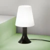 Lámpara de mesa BINGO Lumetto, negro/blanco, altura 24,5 cm