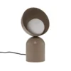 Lámpara de mesa Boto LN1, beige, acero/vidrio, altura 31 cm, G9