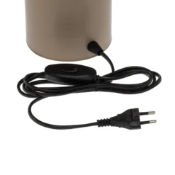 Lámpara de mesa Boto LN1, beige, acero/vidrio, altura 31 cm, G9