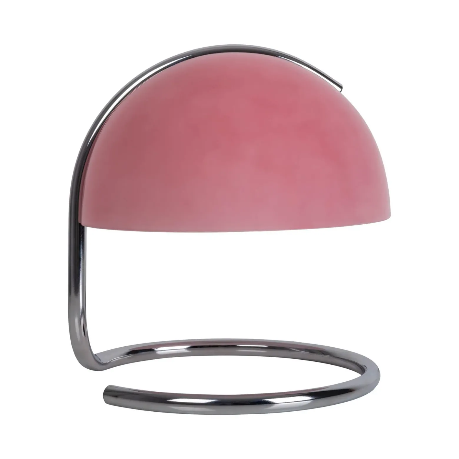 Lámpara de mesa Burano, rosa, altura 25 cm, cristal/metal, E27