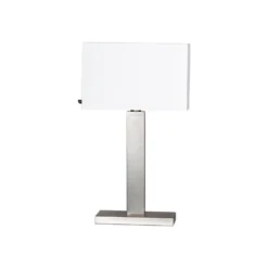 Lámpara de mesa By Rydéns Prime Altura 69 cm níquel/blanco
