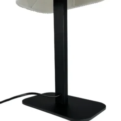 Lámpara de mesa Calix de Dyberg Larsen, blanco natural, altura 39 cm