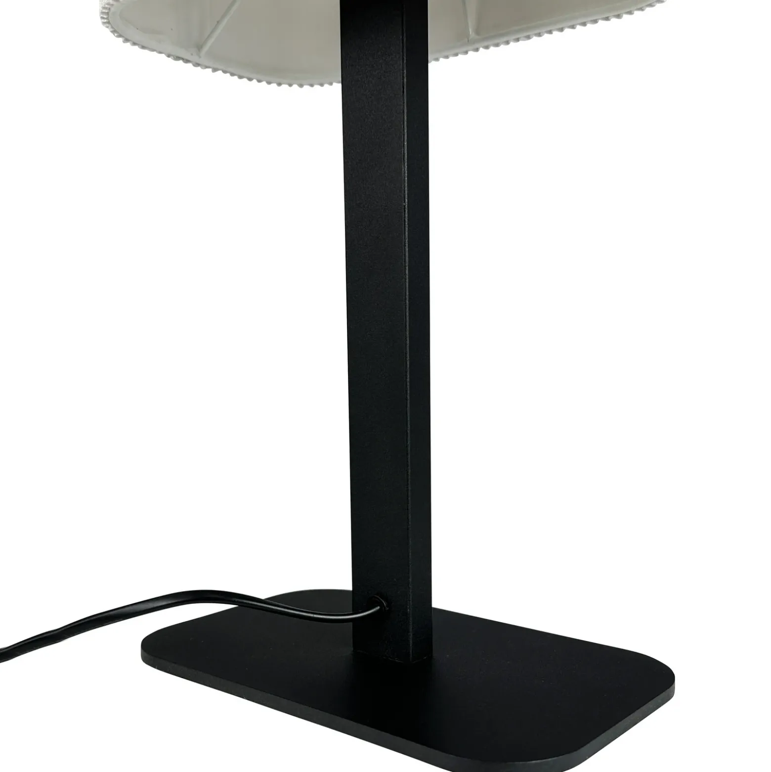 Lámpara de mesa Calix de Dyberg Larsen, blanco natural, altura 39 cm