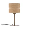 Lámpara de mesa Calma, beige, rafia, altura 38 cm, E27