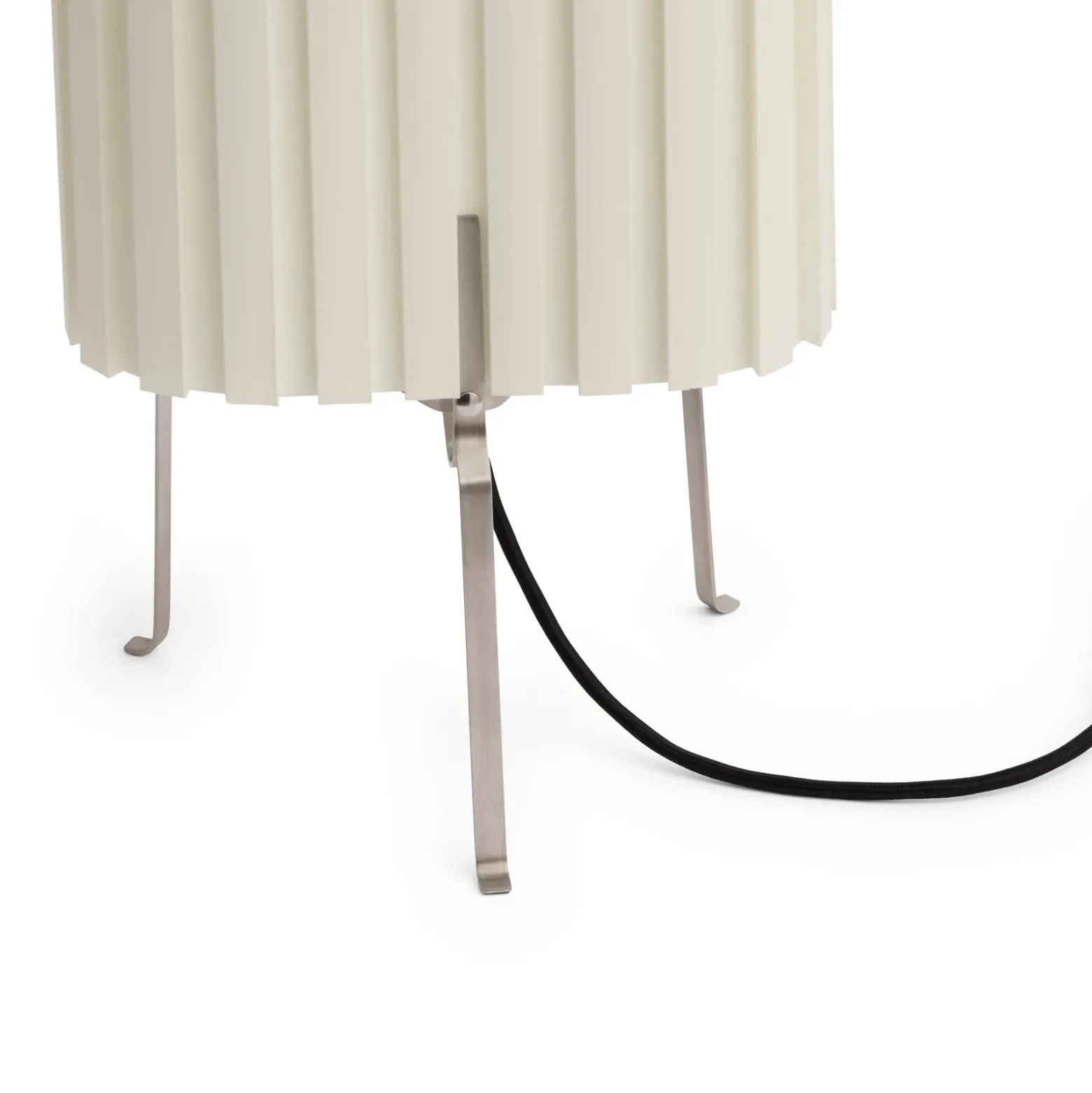 Lámpara de mesa Canelé de HAY, blanca, altura 37 cm, casquillo E14, pantalla de