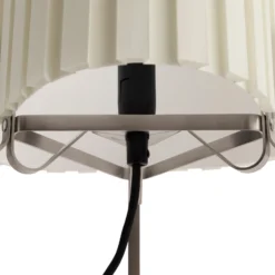Lámpara de mesa Canelé de HAY, blanca, altura 37 cm, casquillo E14, pantalla de