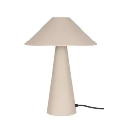 Lámpara de mesa Cannes de Globen Lighting, beige, altura 40 cm