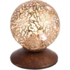 Lámpara de mesa con pantalla esférica, 10 cm Ø