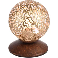 Lámpara de mesa con pantalla esférica, 10 cm Ø