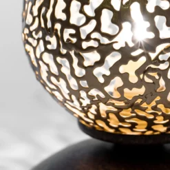 Lámpara de mesa con pantalla esférica, 10 cm Ø