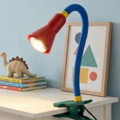 Lámpara de mesa Couleur con soporte de fijación