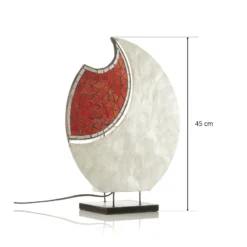 Lámpara de mesa decorada YOKO