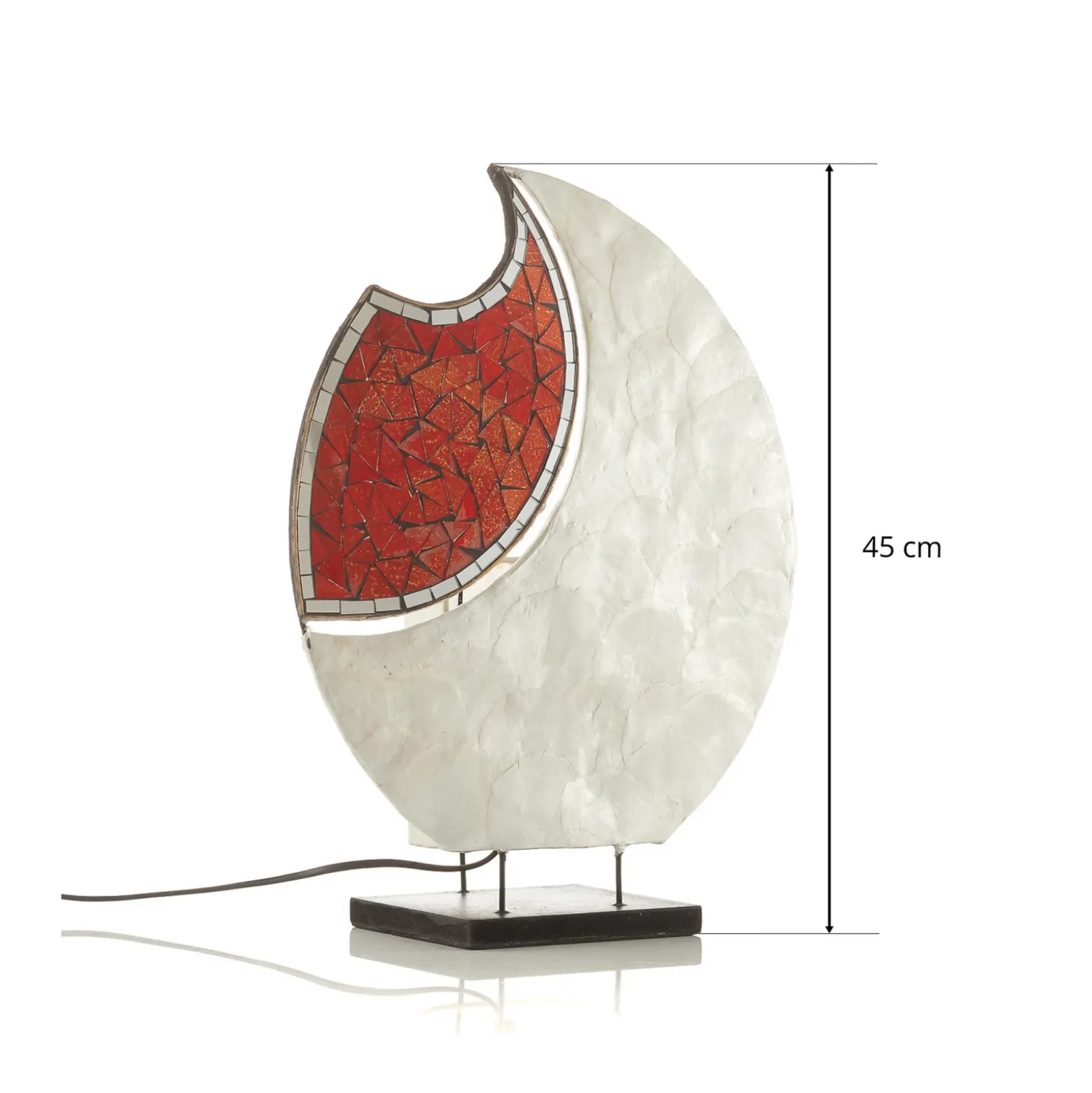 Lámpara de mesa decorada YOKO