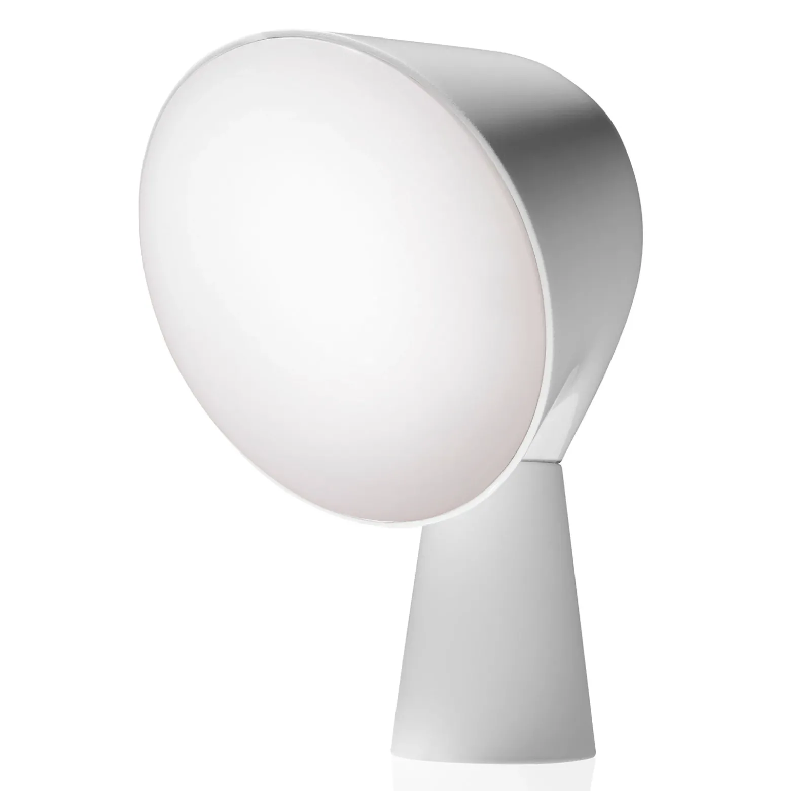 Lámpara de mesa de diseño Foscarini Binic, blanca