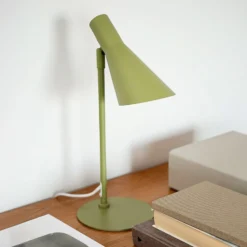 Lámpara de mesa Dyberg Larsen DL12 Mini, verde, E14, metal