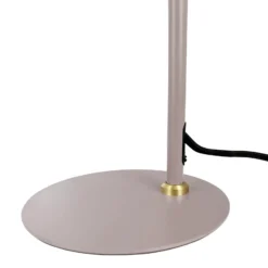 Lámpara de mesa Dyberg Larsen DL12, beige, altura 39,5 cm, metal