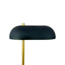 Lámpara de mesa Dyberg Larsen Mini Arch, negro/latón, 32 cm