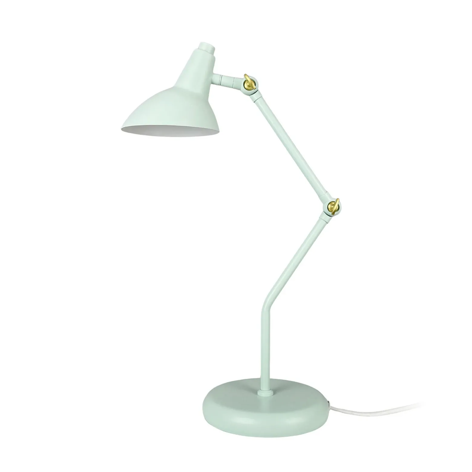 Lámpara de mesa Dyberg Larsen Vela, menta, altura 45 cm