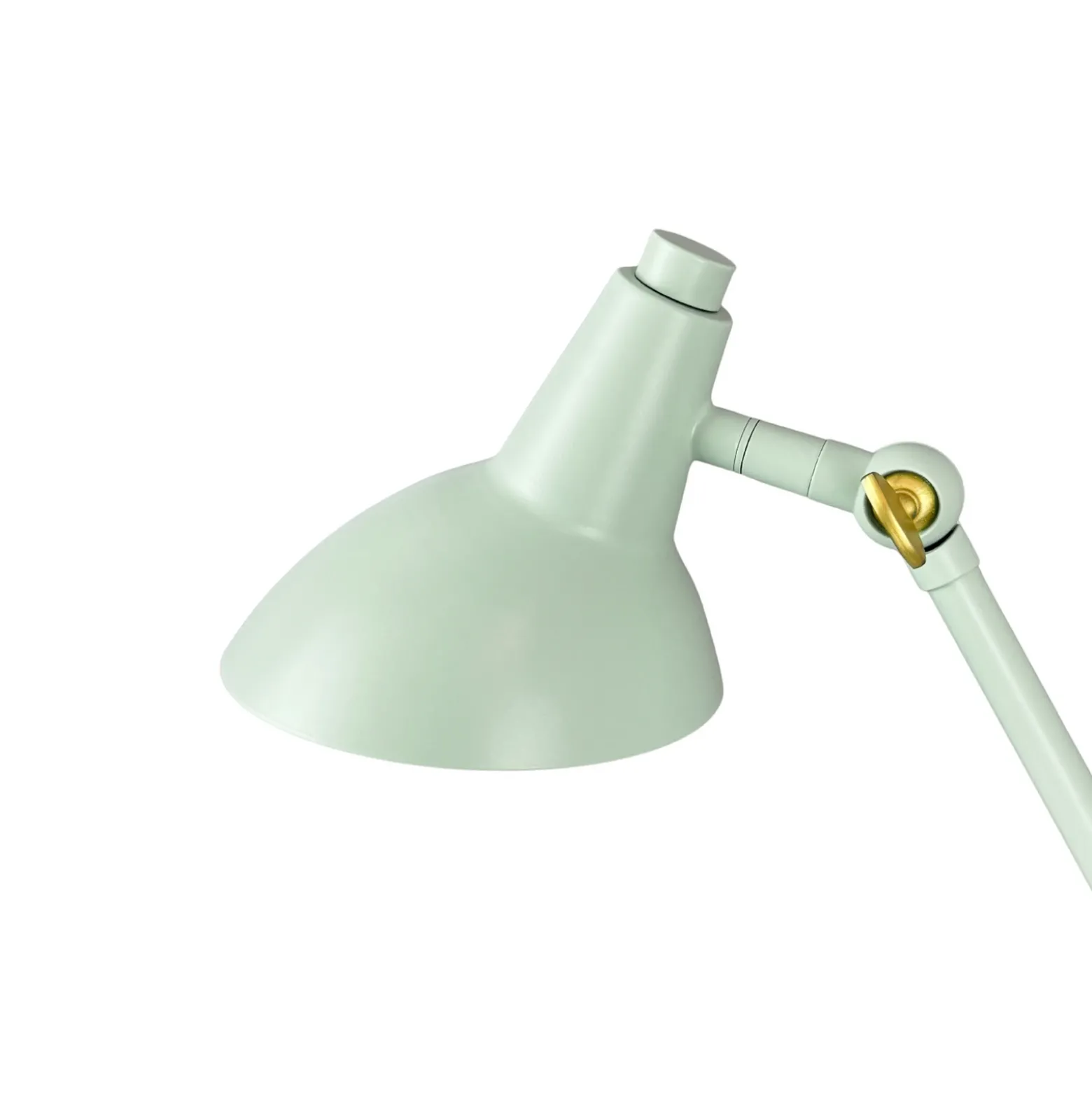 Lámpara de mesa Dyberg Larsen Vela, menta, altura 45 cm