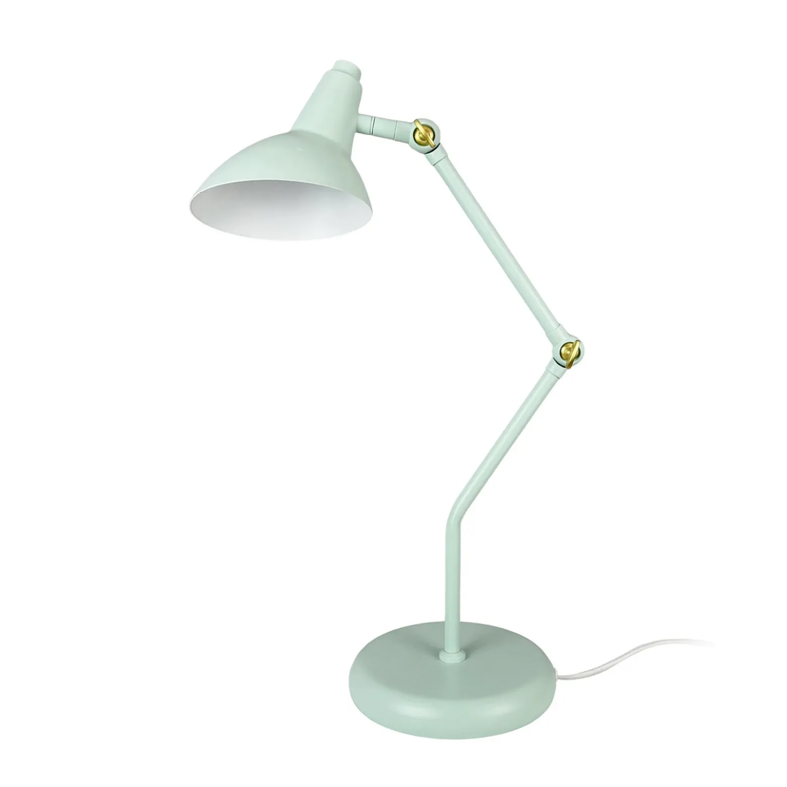 Lámpara de mesa Dyberg Larsen Vela, menta, altura 45 cm