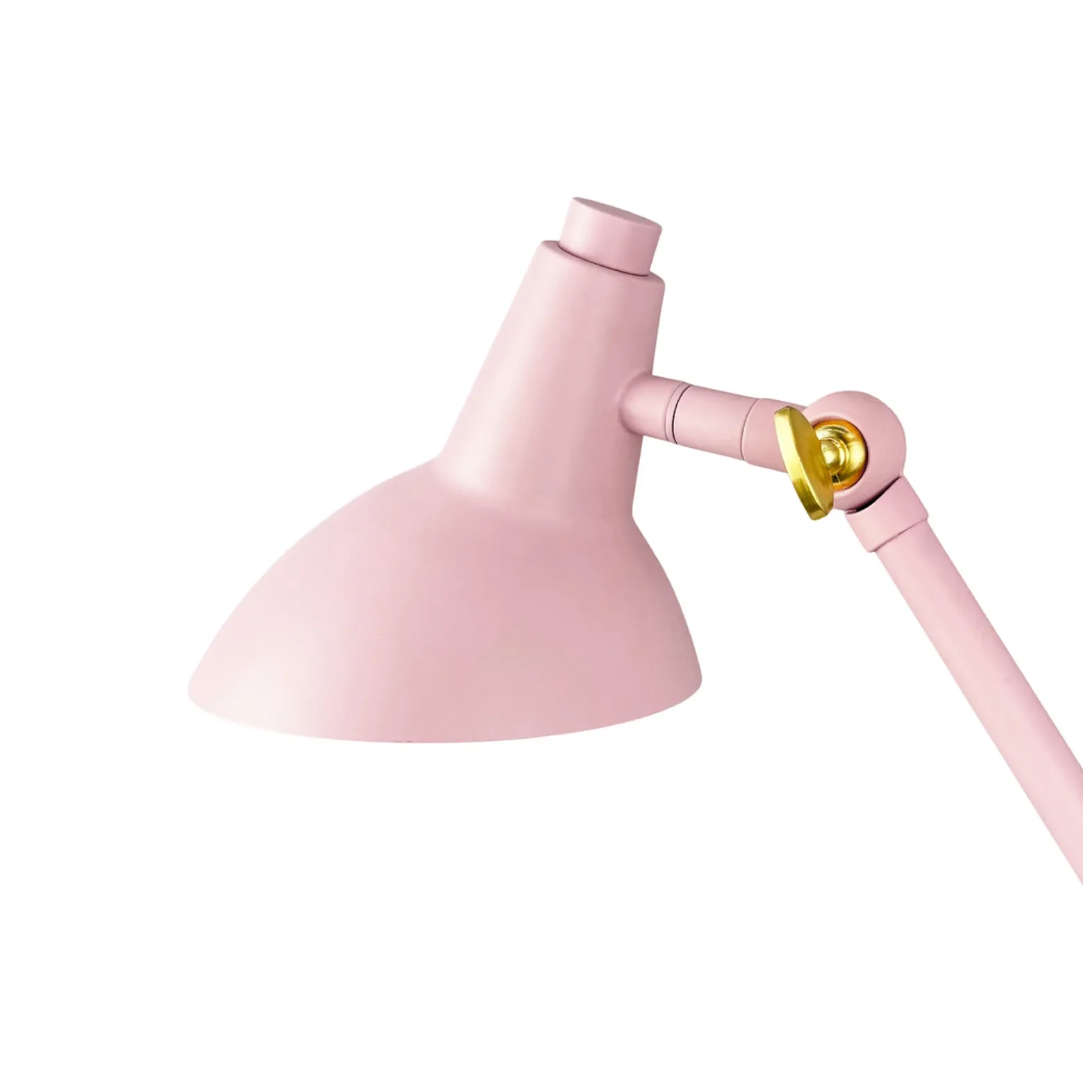 Lámpara de mesa Dyberg Larsen Vela, rosa, altura 45 cm