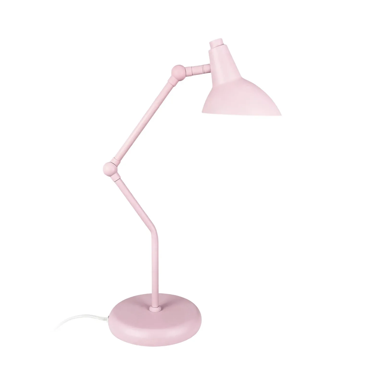 Lámpara de mesa Dyberg Larsen Vela, rosa, altura 45 cm