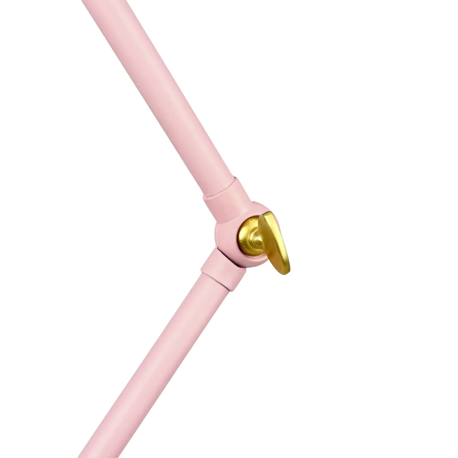 Lámpara de mesa Dyberg Larsen Vela, rosa, altura 45 cm