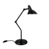 Lámpara de mesa Dyberg Larsen Vela, negra, altura 45 cm