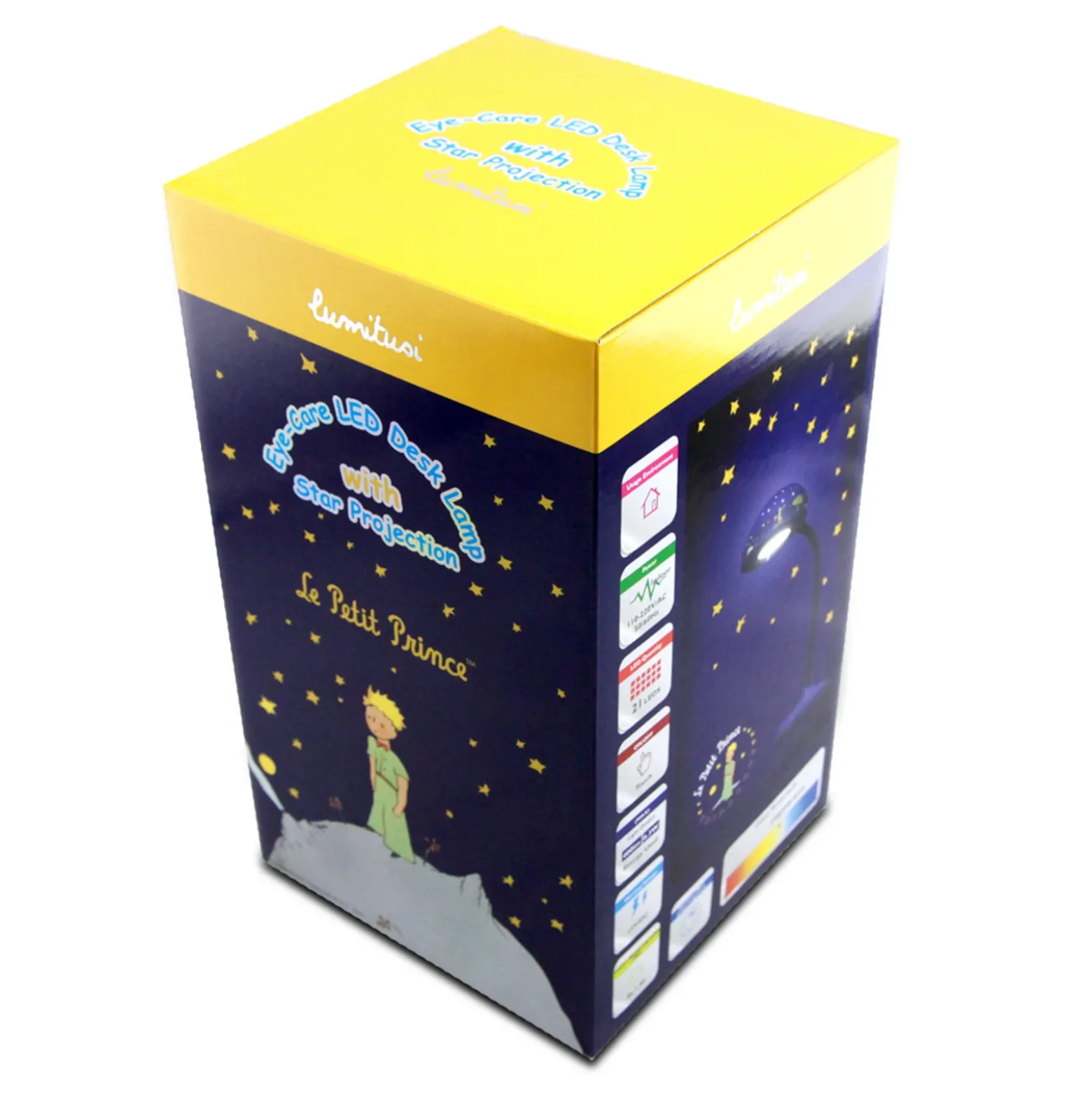 Lámpara de mesa El Principito con lámpara nocturna