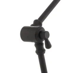 Lámpara de mesa Emoti, negra, 45 cm de altura, regulable