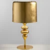 Lámpara de mesa Eva TL3+1G 75 cm, oro