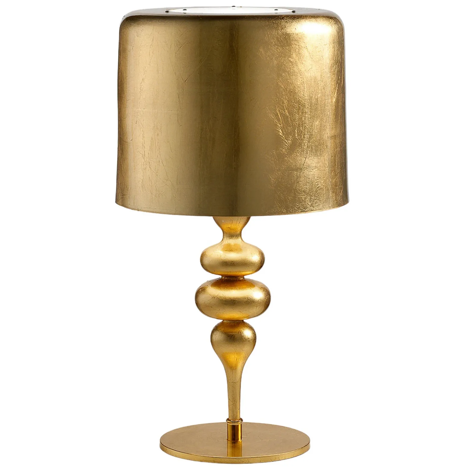 Lámpara de mesa Eva TL3+1G 75 cm, oro