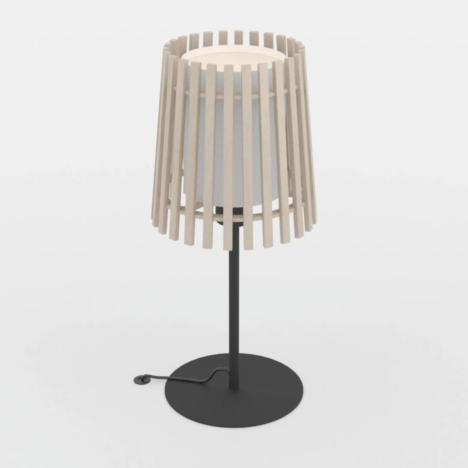 Lámpara de mesa Fattoria con pantalla doble