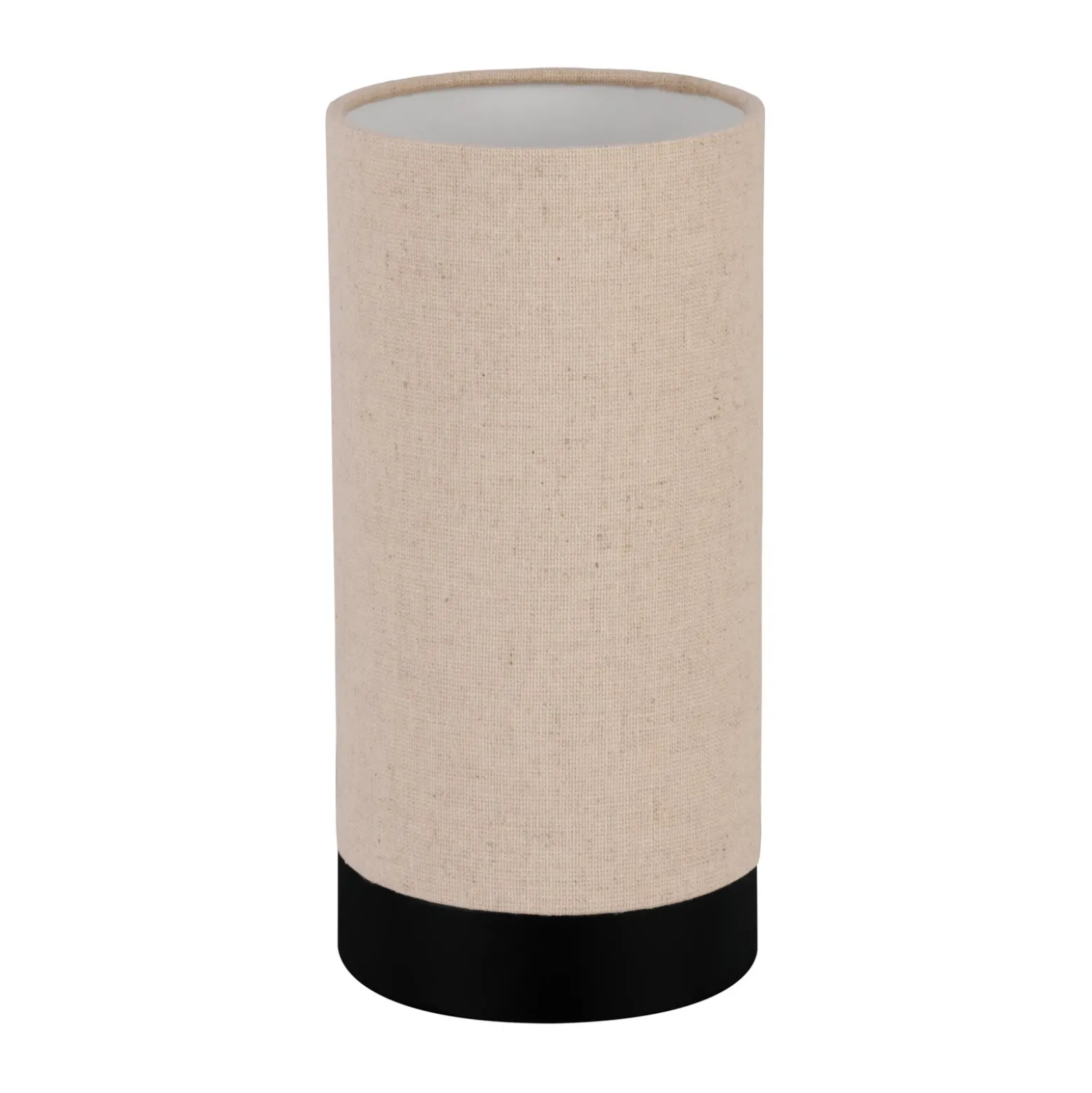 Lámpara de mesa Feniglia con lino natural