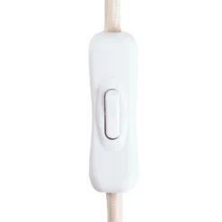 Lámpara de mesa Globen Lighting DAHLIA, beige/marrón, altura 31 cm
