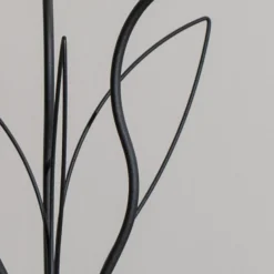 Lámpara de mesa Gloriosa, negro, cristal, 3 luces