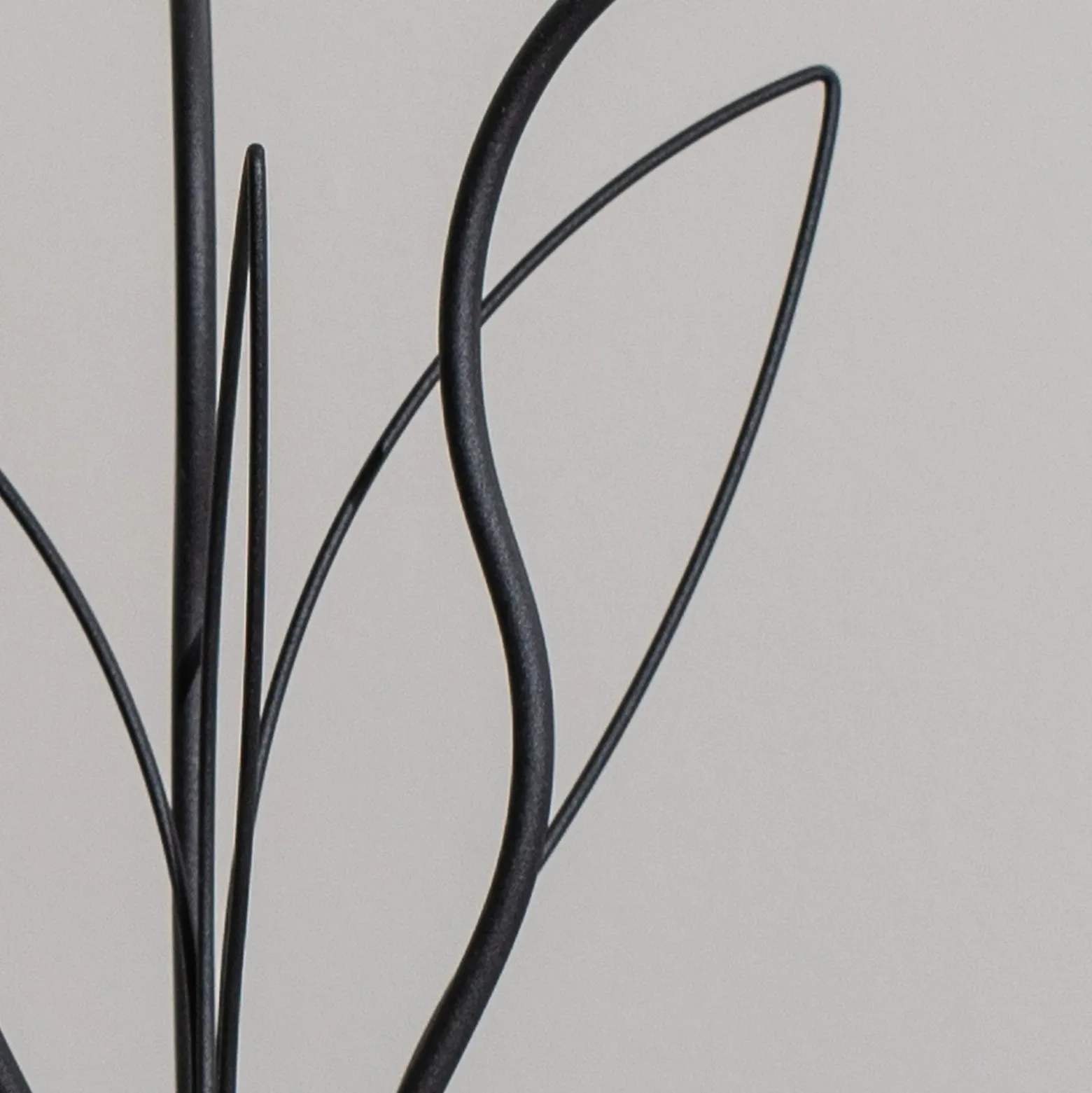 Lámpara de mesa Gloriosa, negro, cristal, 3 luces