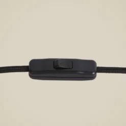 Lámpara de mesa GOOD & MOJO Java, negra, de bambú, 47 cm, GU10