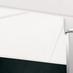 Lámpara de mesa Grigor con pantalla de lino blanco