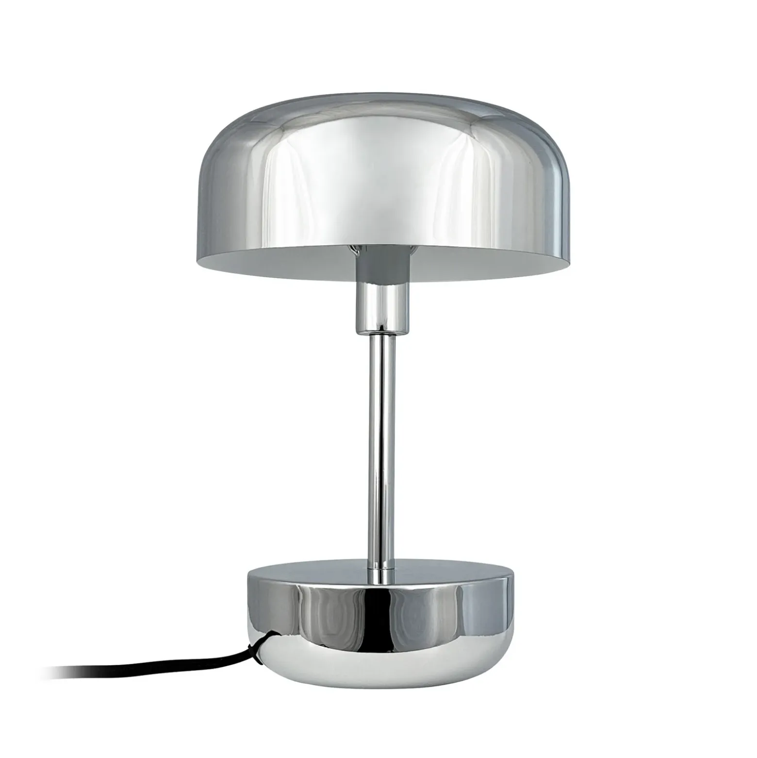 Lámpara de mesa Haipot de Dyberg Larsen, IP20, cromada