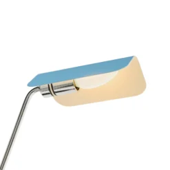 Lámpara de mesa Hay Apex, azul pastel, 38 cm, E14, acero