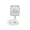 Lámpara de mesa infantil Baby Dreams, gris, G4, Ø 15 cm